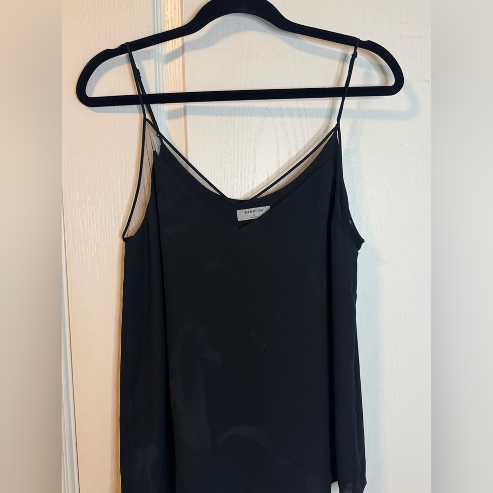 Babaton Classic Black V-Neck Top